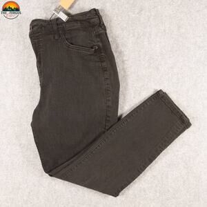 Torrid Skinny Leg Denim Black Cotton Blend Stretch Jeans Dark Wash Women's 14R